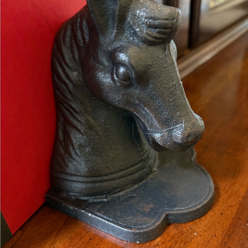 Horse Head Bookend/ Doorstop Cast Iron